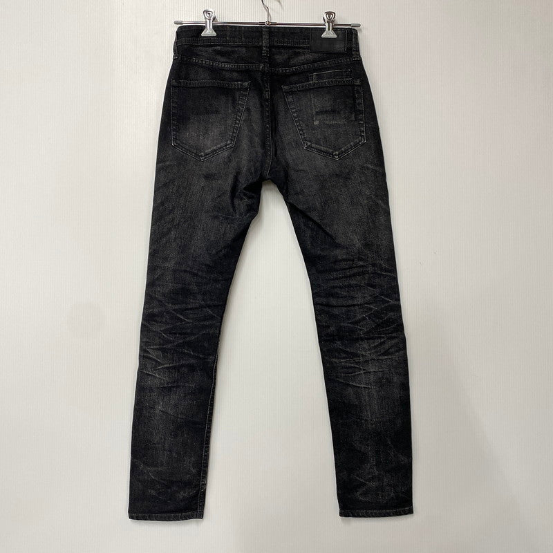 【中古品】【メンズ】 YANUK ヤヌーク BLACK DENIM PANTS 57213001 ブラックデニムパンツ ジーンズ 151-260725-as-05-izu サイズ：29 カラー：ブラック 万代Net店