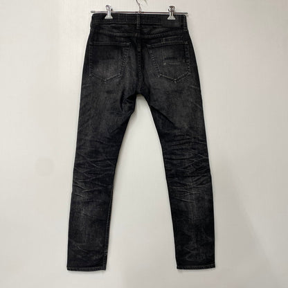 【中古品】【メンズ】 YANUK ヤヌーク BLACK DENIM PANTS 57213001 ブラックデニムパンツ ジーンズ 151-260725-as-05-izu サイズ：29 カラー：ブラック 万代Net店