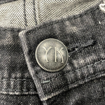【中古品】【メンズ】 YANUK ヤヌーク BLACK DENIM PANTS 57213001 ブラックデニムパンツ ジーンズ 151-260725-as-05-izu サイズ：29 カラー：ブラック 万代Net店