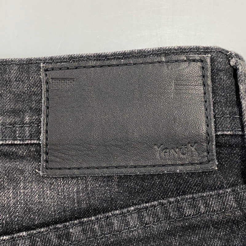 【中古品】【メンズ】 YANUK ヤヌーク BLACK DENIM PANTS 57213001 ブラックデニムパンツ ジーンズ 151-260725-as-05-izu サイズ：29 カラー：ブラック 万代Net店