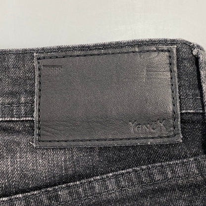 【中古品】【メンズ】 YANUK ヤヌーク BLACK DENIM PANTS 57213001 ブラックデニムパンツ ジーンズ 151-260725-as-05-izu サイズ：29 カラー：ブラック 万代Net店
