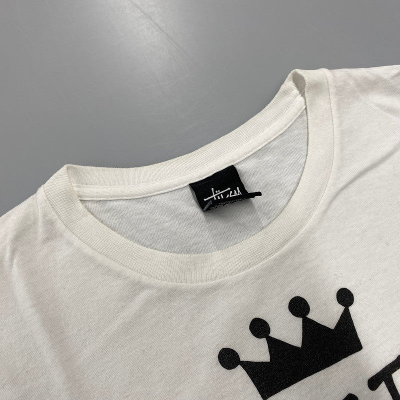 【中古品】【メンズ】 STUSSY ステューシー × J DILLA Jディラ DONUT SS TEE ドーナツ ショートスリーブ Tシャツ 半袖 142-260725-as-08-izu サイズ：S カラー：ホワイト 万代Net店