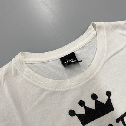 【中古品】【メンズ】 STUSSY ステューシー × J DILLA Jディラ DONUT SS TEE ドーナツ ショートスリーブ Tシャツ 半袖 142-260725-as-08-izu サイズ：S カラー：ホワイト 万代Net店