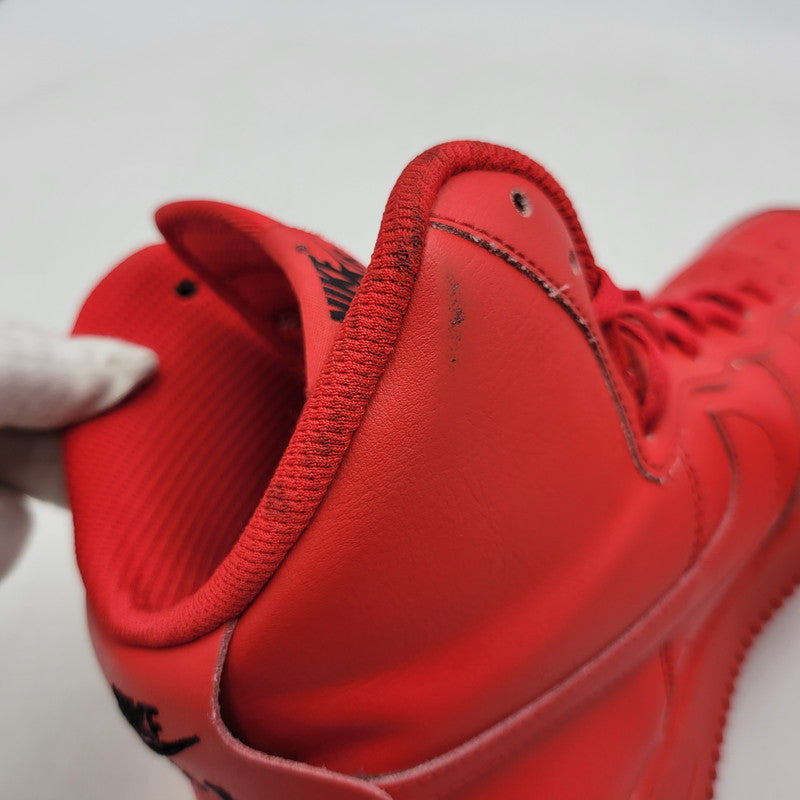 【中古品】【メンズ】 NIKE BY YOU ナイキ バイ ユー AQ3771-994 AIR FORCE エア フォース 1 HIGH ハイ スニーカー シューズ 靴 160-260724-ya-14-izu サイズ：27cm カラー：レッド 万代Net店