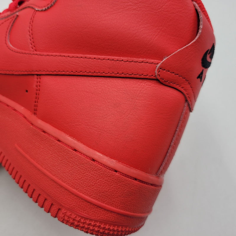 【中古品】【メンズ】 NIKE BY YOU ナイキ バイ ユー AQ3771-994 AIR FORCE エア フォース 1 HIGH ハイ スニーカー シューズ 靴 160-260724-ya-14-izu サイズ：27cm カラー：レッド 万代Net店