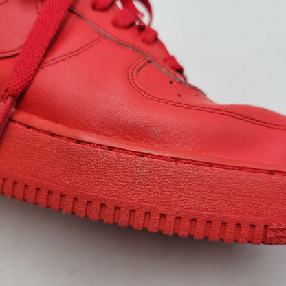【中古品】【メンズ】 NIKE BY YOU ナイキ バイ ユー AQ3771-994 AIR FORCE エア フォース 1 HIGH ハイ スニーカー シューズ 靴 160-260724-ya-14-izu サイズ：27cm カラー：レッド 万代Net店
