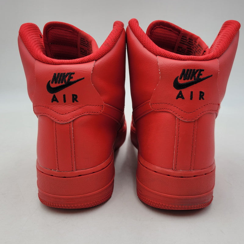【中古品】【メンズ】 NIKE BY YOU ナイキ バイ ユー AQ3771-994 AIR FORCE エア フォース 1 HIGH ハイ スニーカー シューズ 靴 160-260724-ya-14-izu サイズ：27cm カラー：レッド 万代Net店