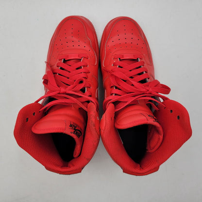 【中古品】【メンズ】 NIKE BY YOU ナイキ バイ ユー AQ3771-994 AIR FORCE エア フォース 1 HIGH ハイ スニーカー シューズ 靴 160-260724-ya-14-izu サイズ：27cm カラー：レッド 万代Net店