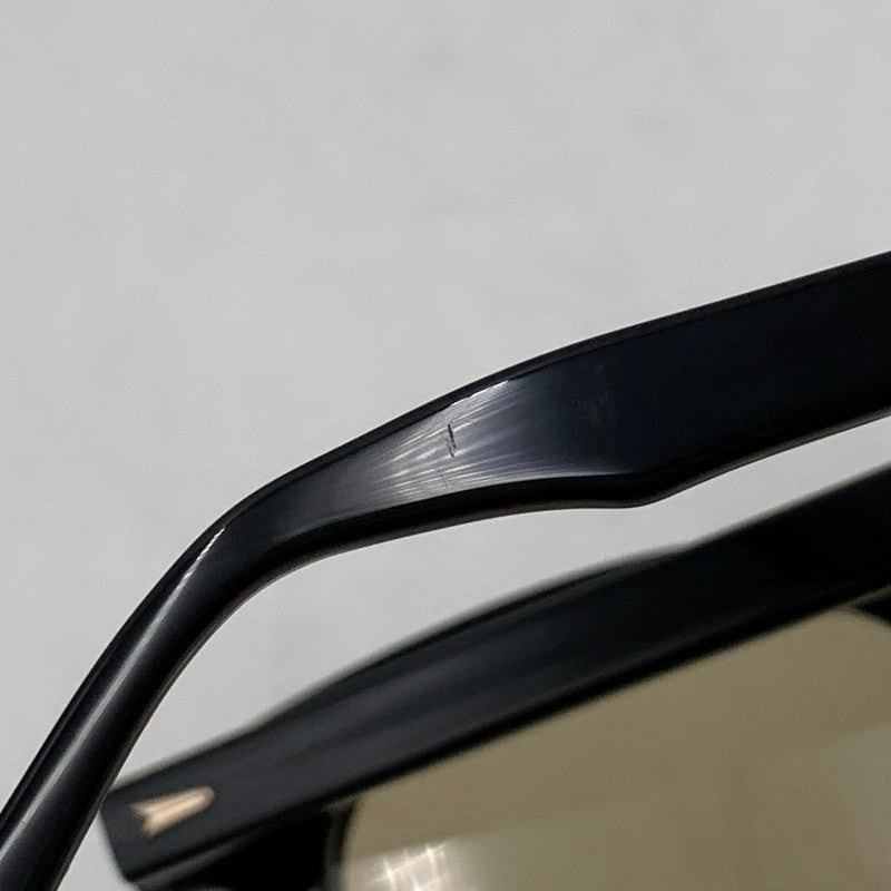 【中古品】【メンズ/レディース】 白山眼鏡 ハクサンメガネ SUNGLASSES サーモントブロー サングラス 203-260721-as-01-izu カラー：ブラック 万代Net店