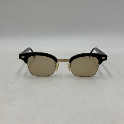 【中古品】【メンズ/レディース】 白山眼鏡 ハクサンメガネ SUNGLASSES サーモントブロー サングラス 203-260721-as-01-izu カラー：ブラック 万代Net店