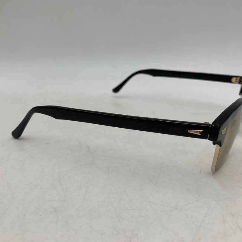 【中古品】【メンズ/レディース】 白山眼鏡 ハクサンメガネ SUNGLASSES サーモントブロー サングラス 203-260721-as-01-izu カラー：ブラック 万代Net店