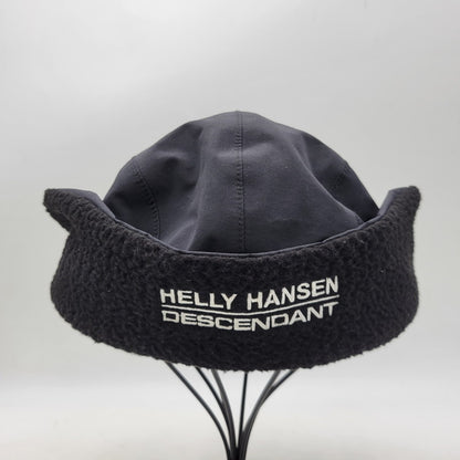 【中古美品】【メンズ/レディース】 HELLY HANSEN × ヘリーハンセン DESCENDANT ディセンダント HC92273DC 22AW CETUS HELLY TECH 5 PANEL シータス ヘリーテック ファイブパネル キャップ 帽子 185-260724-ya-18-izu サイズ：F カラー：ブラック 万代Net店