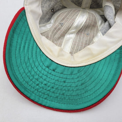 【中古品】【メンズ/レディース】 EBBETS FIELD FLANNELS エベッツフィールドフランネルズ 90S USA製 "H"BASEBALL CAP ベースボール キャップ 帽子 185-260724-ya-20-izu サイズ：7 3/8 カラー：グレー×レッド 万代Net店