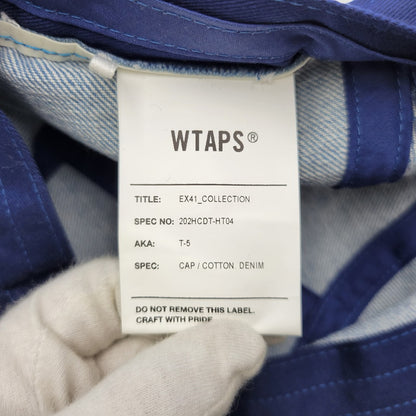 【中古品】【メンズ/レディース】 WTAPS ダブルタップス 202HCDT-HT04 T-5 CAP キャップ COTTON.DENIM コットン デニム 帽子 185-260724-ya-19-izu サイズ：00 カラー：インディゴ 万代Net店