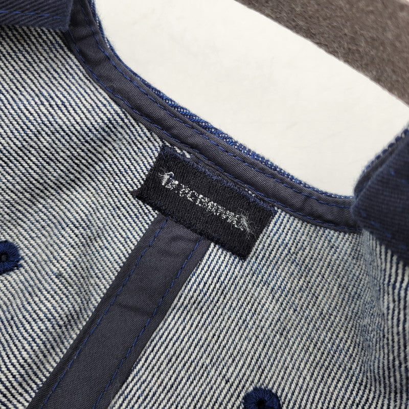 【中古品】【メンズ/レディース】 DESCENDANT ディセンダント CACHALOT MIAMI DENIM CAP カシャロット マイアミ デニム キャップ 帽子 185-260724-ya-16-izu サイズ：F カラー：インディゴ 万代Net店