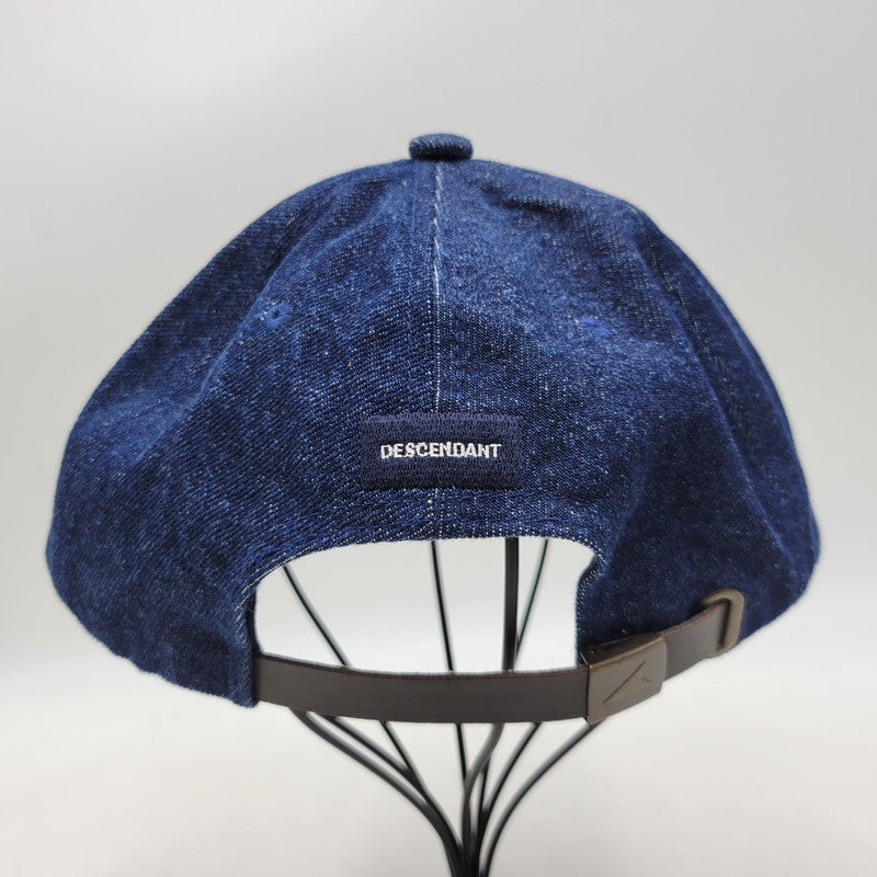 【中古品】【メンズ/レディース】 DESCENDANT ディセンダント CACHALOT MIAMI DENIM CAP カシャロット マイアミ デニム キャップ 帽子 185-260724-ya-16-izu サイズ：F カラー：インディゴ 万代Net店
