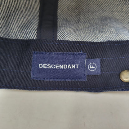 【中古品】【メンズ/レディース】 DESCENDANT ディセンダント CACHALOT MIAMI DENIM CAP カシャロット マイアミ デニム キャップ 帽子 185-260724-ya-16-izu サイズ：F カラー：インディゴ 万代Net店