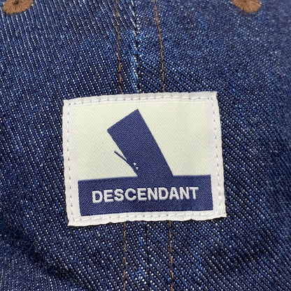 【中古品】【メンズ/レディース】 DESCENDANT ディセンダント SPY HOP 6PANEL CAP スパイホップ 6パネル キャップ 帽子 185-260721-as-05-izu サイズ：F カラー：インディゴ×ブラウン 万代Net店