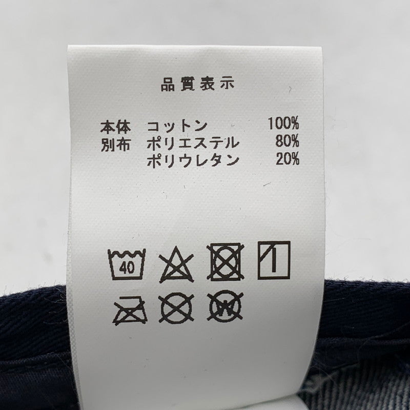 【中古品】【メンズ/レディース】 DESCENDANT ディセンダント SPY HOP 6PANEL CAP スパイホップ 6パネル キャップ 帽子 185-260721-as-05-izu サイズ：F カラー：インディゴ×ブラウン 万代Net店