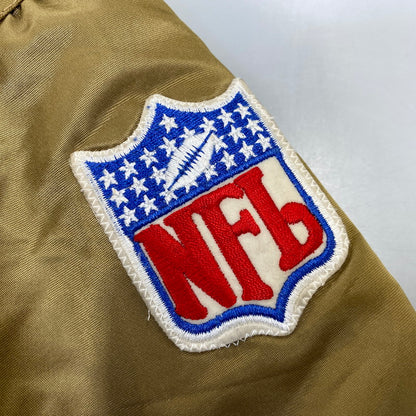 【現状渡し品】【メンズ】 STARTER スターター PRO LINE プロ ライン 80-90S 49ERS NYLON STADIUM JACKET ナイロン スタジアム ジャケット アウター 146-260721-cs-04-izu サイズ：L カラー：ゴールド 万代Net店