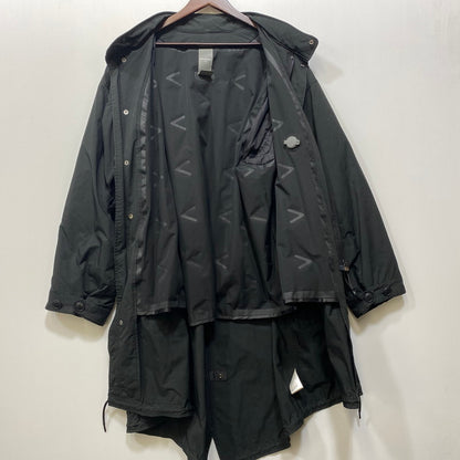 【中古品】【メンズ】 EMULATION エミュレーション EM21-10101 COMPONENTIZE MILITARY COAT コンポーネンタイズ ミリタリー コート アウター 140-260721-cs-02-izu サイズ：M カラー：ブラック 万代Net店