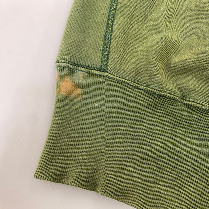 【現状渡し品】【メンズ】 CHAMPION チャンピオン 90S 刺繍タグ CALIFORNIA BERKELEY REVERSE WEAVE SWEATSHIRT リバース ウィーブ スウェットシャツ トップス 長袖 146-260721-cs-11-izu サイズ：L カラー：グリーン 万代Net店