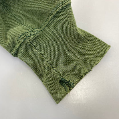 【現状渡し品】【メンズ】 CHAMPION チャンピオン 90S 刺繍タグ CALIFORNIA BERKELEY REVERSE WEAVE SWEATSHIRT リバース ウィーブ スウェットシャツ トップス 長袖 146-260721-cs-11-izu サイズ：L カラー：グリーン 万代Net店