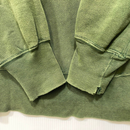 【現状渡し品】【メンズ】 CHAMPION チャンピオン 90S 刺繍タグ CALIFORNIA BERKELEY REVERSE WEAVE SWEATSHIRT リバース ウィーブ スウェットシャツ トップス 長袖 146-260721-cs-11-izu サイズ：L カラー：グリーン 万代Net店