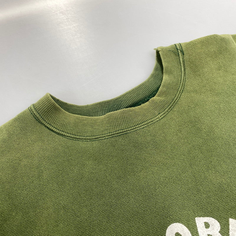 【現状渡し品】【メンズ】 CHAMPION チャンピオン 90S 刺繍タグ CALIFORNIA BERKELEY REVERSE WEAVE SWEATSHIRT リバース ウィーブ スウェットシャツ トップス 長袖 146-260721-cs-11-izu サイズ：L カラー：グリーン 万代Net店
