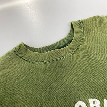 【現状渡し品】【メンズ】 CHAMPION チャンピオン 90S 刺繍タグ CALIFORNIA BERKELEY REVERSE WEAVE SWEATSHIRT リバース ウィーブ スウェットシャツ トップス 長袖 146-260721-cs-11-izu サイズ：L カラー：グリーン 万代Net店