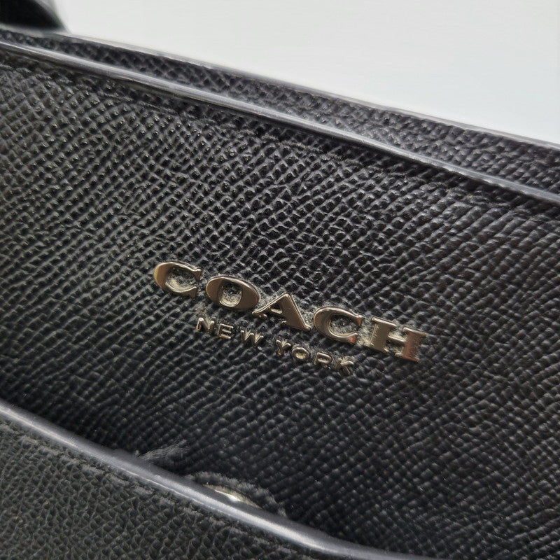 【中古品】【メンズ/レディース】 COACH コーチ F84630 BUSINESS TOTE BAG ビジネス トート バッグ カバン 鞄 180-260724-ya-11-izu カラー：ブラック 万代Net店