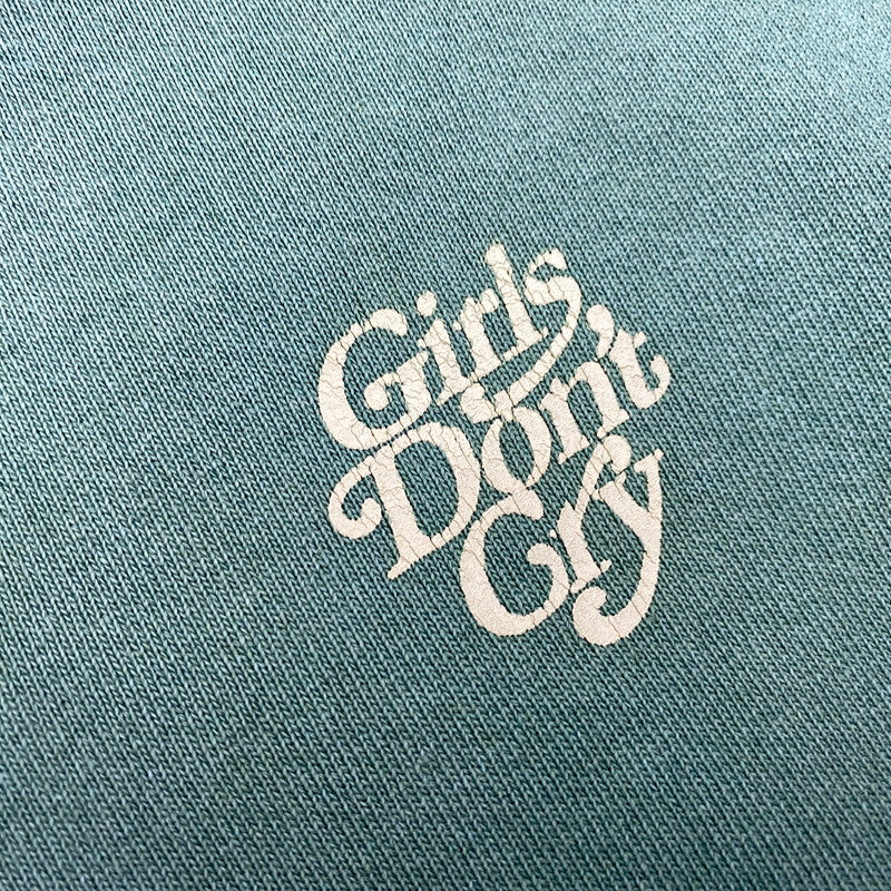 【中古品】【メンズ】 GIRLS DON'T CRY ガールズドントクライ BACK LOGO HOODIE バック ロゴ フーディー トップス 長袖 142-260721-cs-12-izu サイズ：XL カラー：グリーン 万代Net店