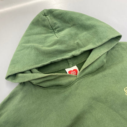 【中古品】【メンズ】 GIRLS DON'T CRY ガールズドントクライ BACK LOGO HOODIE バック ロゴ フーディー トップス 長袖 142-260721-cs-12-izu サイズ：XL カラー：グリーン 万代Net店