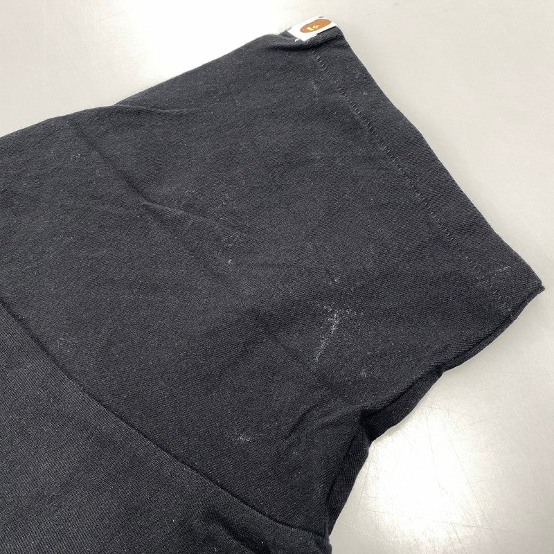 【中古品】【メンズ】 A BATHING APE アベイシングエイプ 002TEK251001M BABY MILO SS TEE ベイビー マイロ ショートスリーブ Tシャツ トップス 142-260723-kh-03-izu サイズ：L カラー：ブラック 万代Net店