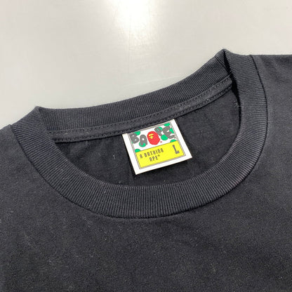【中古品】【メンズ】 A BATHING APE アベイシングエイプ 002TEK251001M BABY MILO SS TEE ベイビー マイロ ショートスリーブ Tシャツ トップス 142-260723-kh-03-izu サイズ：L カラー：ブラック 万代Net店