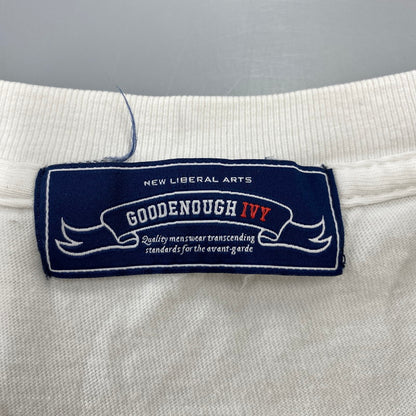 【中古品】【メンズ】 GOODENOUGH IVY グッドイナフ アイビー VIIV PRINT SS TEE プリント ショートスリーブ Tシャツ トップス 142-260723-kh-01-izu サイズ：L/G カラー：ホワイト 万代Net店