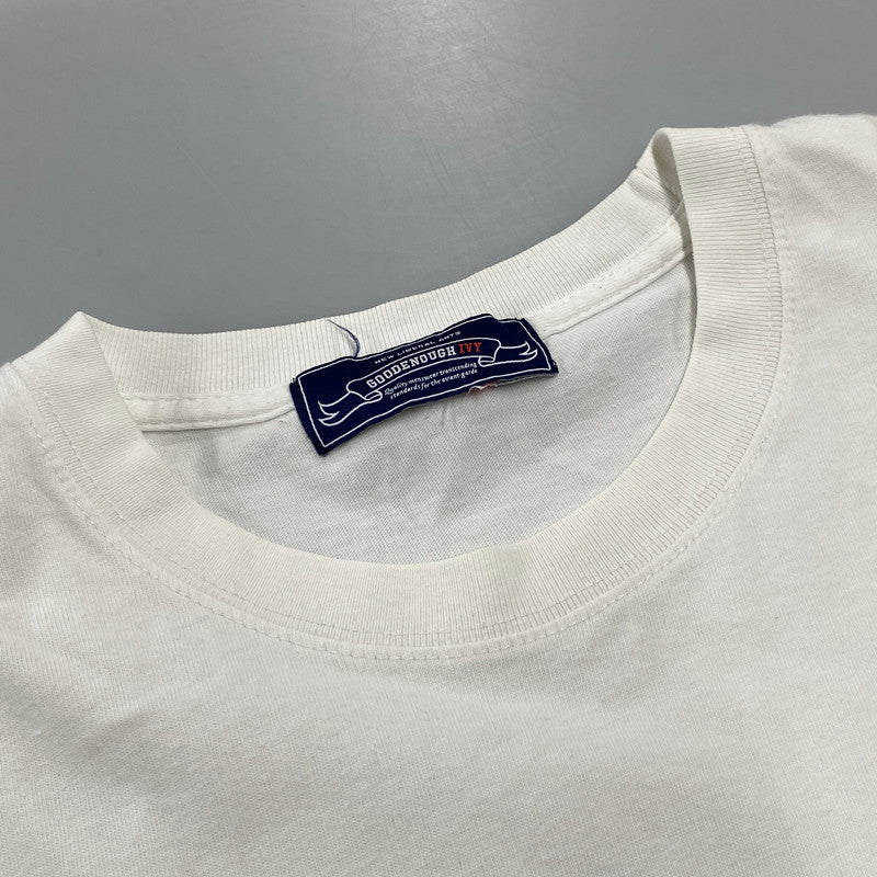 【中古品】【メンズ】 GOODENOUGH IVY グッドイナフ アイビー VIIV PRINT SS TEE プリント ショートスリーブ Tシャツ トップス 142-260723-kh-01-izu サイズ：L/G カラー：ホワイト 万代Net店