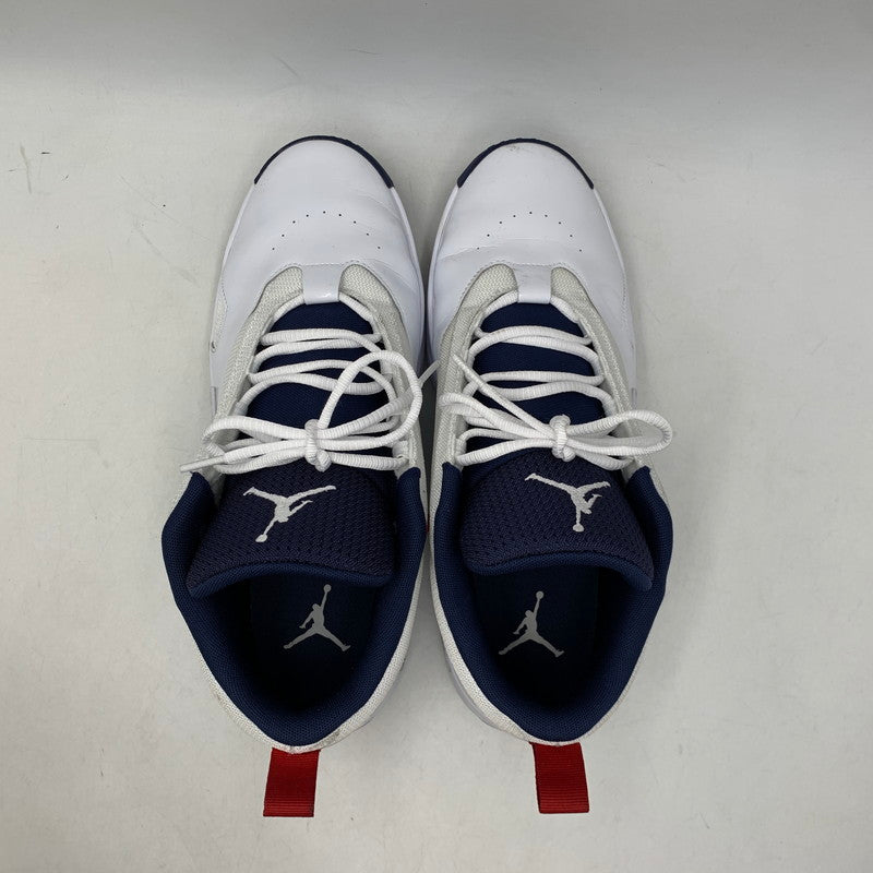 【中古品】【メンズ】 NIKE ナイキ JORDAN MAX AURA 6 FQ8298-100 ジョーダン マックス オーラ 6 スニーカー シューズ 靴 160-260721-as-03-izu サイズ：29.5cm カラー：WHITE/MIDNIGHT NAVY 万代Net店