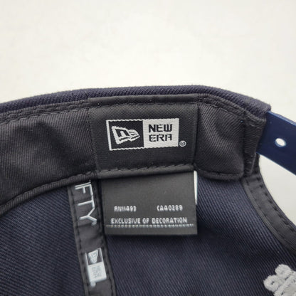 【中古品】【メンズ/レディース】 NEW ERA ニューエラ × SCHOTT ショット 9FIFTY ナインフィフティー LOGO SNAPBACK CAP ロゴ スナップバック キャップ 帽子 185-260724-ya-17-izu サイズ：F カラー：ネイビー 万代Net店