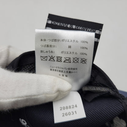 【中古品】【メンズ/レディース】 NEW ERA ニューエラ × SCHOTT ショット 9FIFTY ナインフィフティー LOGO SNAPBACK CAP ロゴ スナップバック キャップ 帽子 185-260724-ya-17-izu サイズ：F カラー：ネイビー 万代Net店