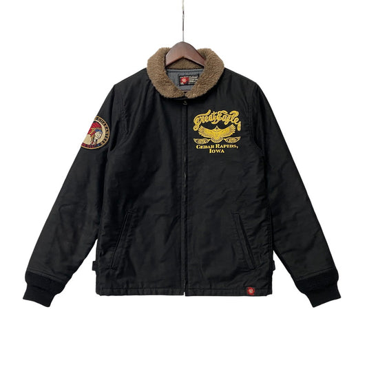 【中古品】【メンズ】 M.W.S. エムダブルエス MWS1110100 GREAT EAGLE グレート イーグル 中綿 N-1 DECK JACKET デッキ ジャケット アウター 145-260724-cs-02-izu サイズ：M カラー：ブラック 万代Net店