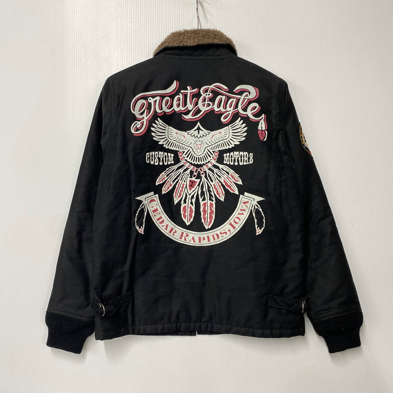 【中古品】【メンズ】 M.W.S. エムダブルエス MWS1110100 GREAT EAGLE グレート イーグル 中綿 N-1 DECK JACKET デッキ ジャケット アウター 145-260724-cs-02-izu サイズ：M カラー：ブラック 万代Net店