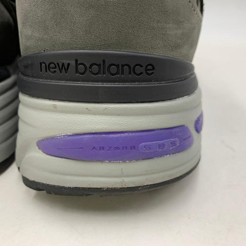【中古品】【メンズ】 NEW BALANCE ニューバランス U991GP2 991V2 MADE IN UK RAVEN メイドイン ユーケー レイブン スニーカー シューズ 靴 162-260722-cs-02-izu サイズ：US 9D カラー：グレー×パープル 万代Net店
