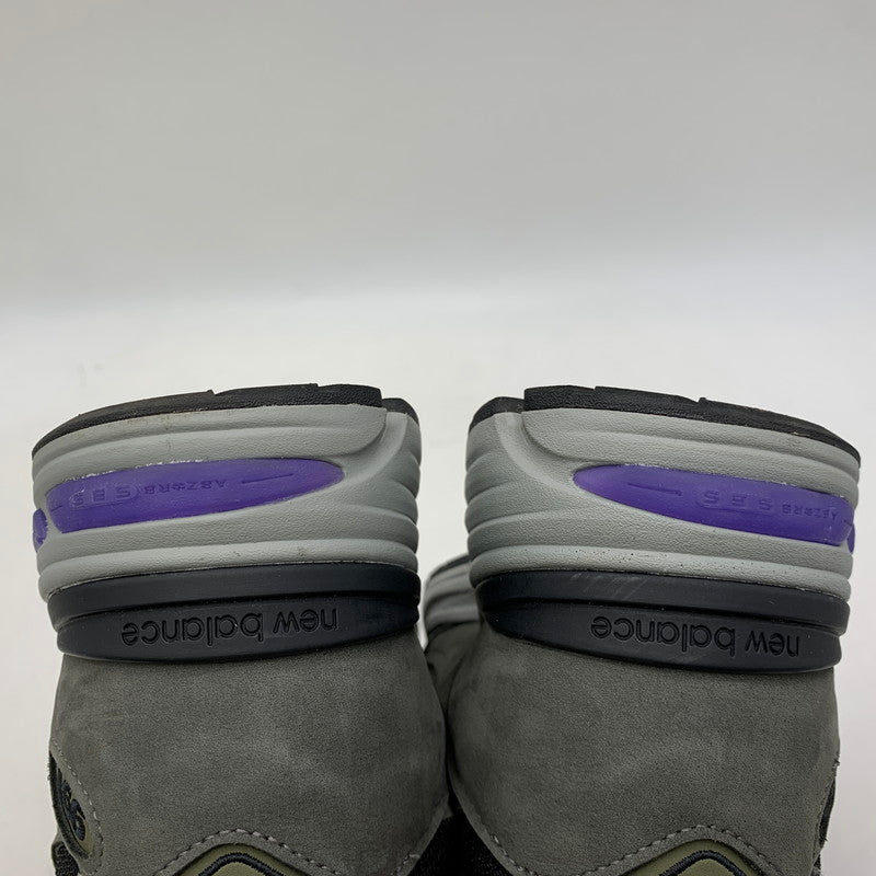 【中古品】【メンズ】 NEW BALANCE ニューバランス U991GP2 991V2 MADE IN UK RAVEN メイドイン ユーケー レイブン スニーカー シューズ 靴 162-260722-cs-02-izu サイズ：US 9D カラー：グレー×パープル 万代Net店