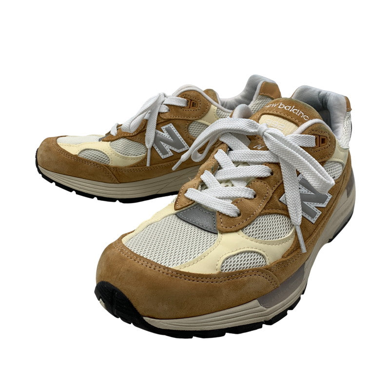 【中古品】【メンズ】 NEW BALANCE ニューバランス U992CC USA製 992 スニーカー シューズ 靴 162-260722-cs-01-izu サイズ：27cm カラー：SWEET CARAMEL/CALCIUM 万代Net店