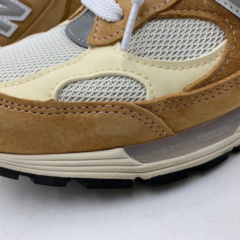 【中古品】【メンズ】 NEW BALANCE ニューバランス U992CC USA製 992 スニーカー シューズ 靴 162-260722-cs-01-izu サイズ：27cm カラー：SWEET CARAMEL/CALCIUM 万代Net店