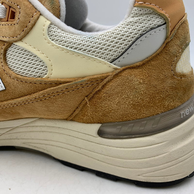 【中古品】【メンズ】 NEW BALANCE ニューバランス U992CC USA製 992 スニーカー シューズ 靴 162-260722-cs-01-izu サイズ：27cm カラー：SWEET CARAMEL/CALCIUM 万代Net店