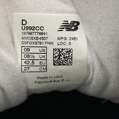 【中古品】【メンズ】 NEW BALANCE ニューバランス U992CC USA製 992 スニーカー シューズ 靴 162-260722-cs-01-izu サイズ：27cm カラー：SWEET CARAMEL/CALCIUM 万代Net店