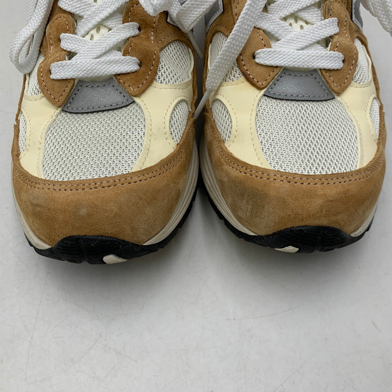 【中古品】【メンズ】 NEW BALANCE ニューバランス U992CC USA製 992 スニーカー シューズ 靴 162-260722-cs-01-izu サイズ：27cm カラー：SWEET CARAMEL/CALCIUM 万代Net店