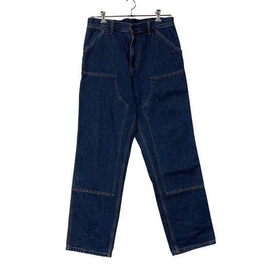 【中古品】【メンズ】 CARHARTT WIP カーハート ダブリューアイピー I032699 DOUBLE KNEE PANT ダブル ニー パンツ ボトムス ズボン 153-260722-cs-07-izu サイズ：32×32 カラー：インディゴ 万代Net店